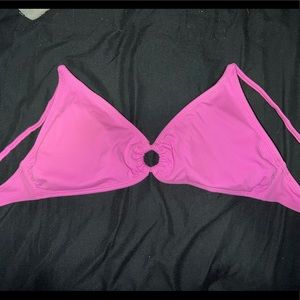 Pink bikini top